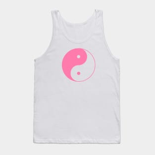 Yin Yang Pink- Ancient Chinese philosophy symbol Tank Top